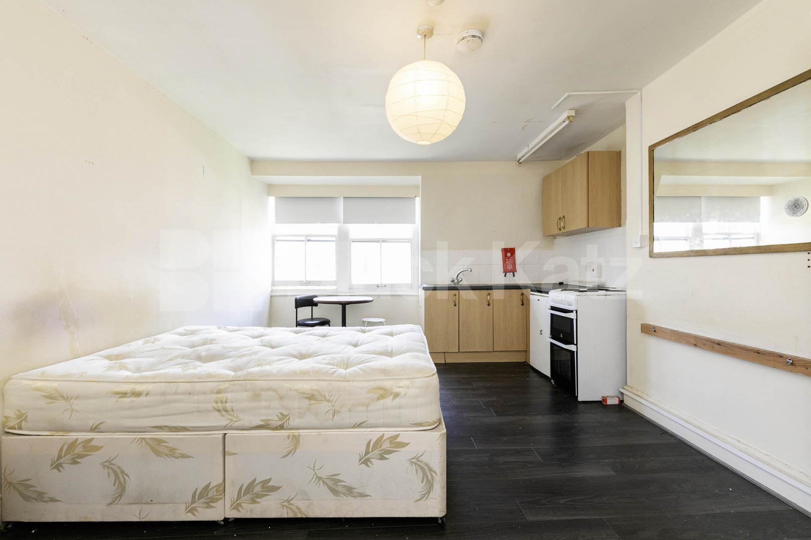Beautiful bedsit set on the first floor of a period conversion Howitt Road, Belsize Park